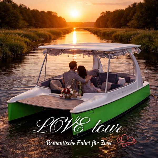 Romantische Solarboot-Tour „Love Boot“ – Zeit nur für Euch